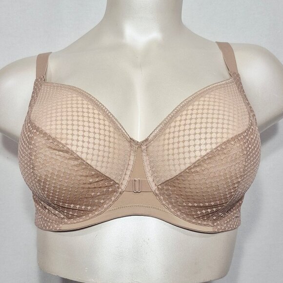 38D Just My Size MJ1205 1205 Perfect Shape Unlined‎ T-Shirt Underwire Bra Beige - Picture 1 of 8